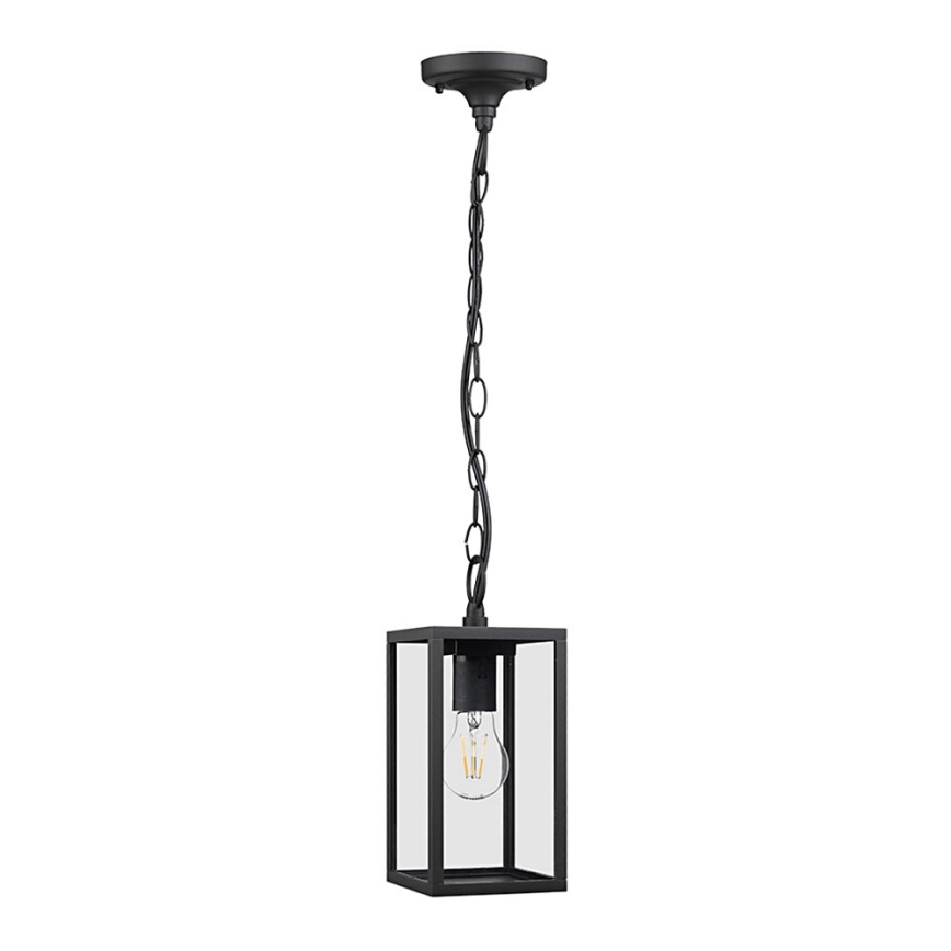 Prezent 65303 - Lustre extérieur LOARA 1xE27/60W/230V noir IP54