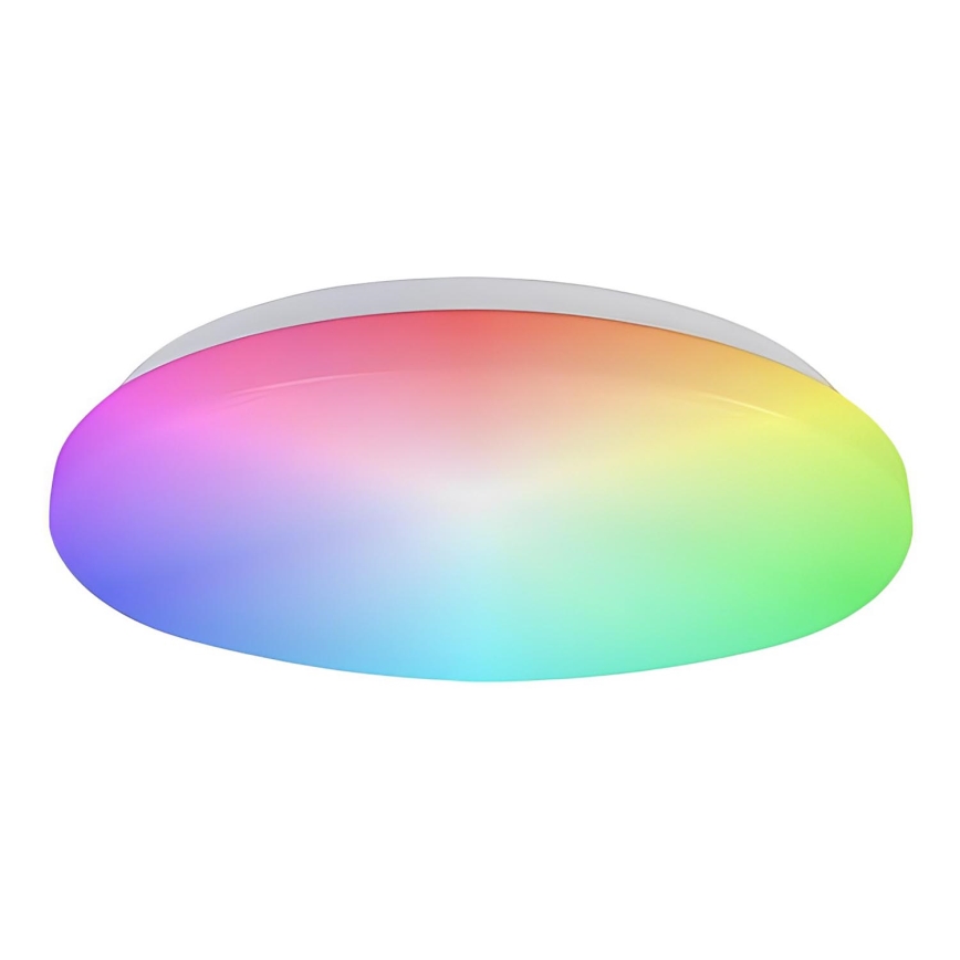 Prezent 70013 - Plafonnier RGB à intensité variable avec enceinte BLISS LED/50W/230V 3000-6500K + télécommande