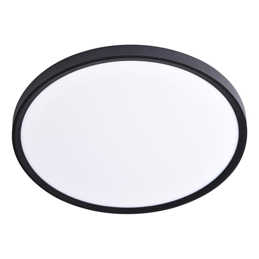 Prezent 70328 - Plafonnier à intensité variable TRIMO LED/40W/230V 3000-6000K d. 50 cm noir