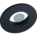 Prezent 71115 - Spot encastré pour salle de bains FAY 1x GU10/50W/230V Ø 8,5 cm IP44 noir