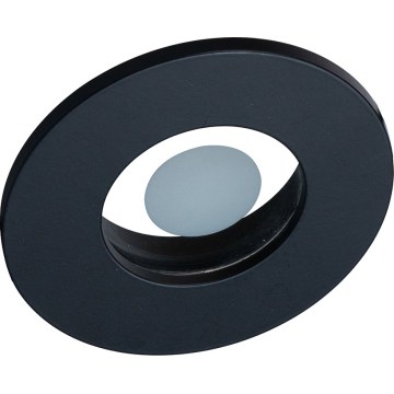 Prezent 71115 - Spot encastré pour salle de bains FAY 1x GU10/50W/230V Ø 8,5 cm IP44 noir