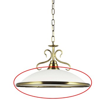 Prezent 75351 - Verre de rechange pour lustre VIOLA E27