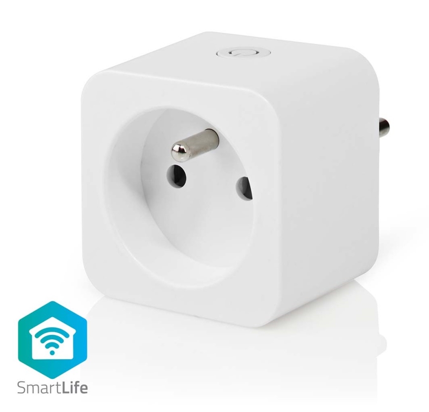 IMMAX - Prise connectée WIFI TUYA 16A + Mesure de consommation