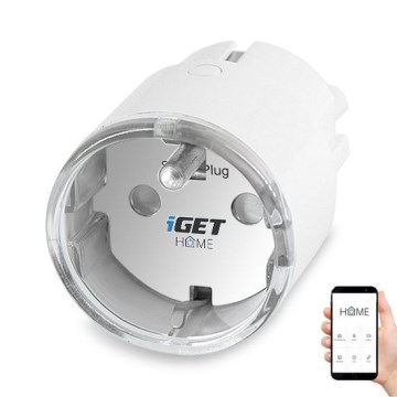 Prise connectée avec mesure de consommation 3680 W / 230 V Wi-Fi Tuya