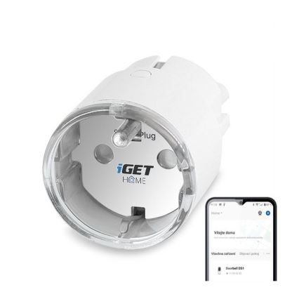 Prise connectée avec mesure de la consommation 3680W/230V Wi-Fi