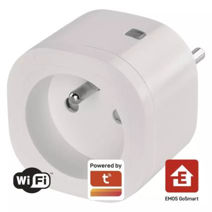 Prise connectée GoSmart 3680 W/230 V/16 A Wi‑Fi Tuya