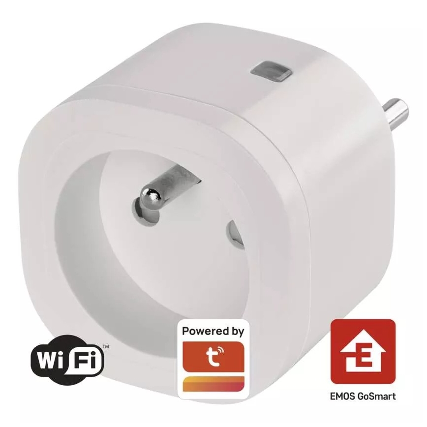 Prise connectée GoSmart 3680 W/230 V/16 A Wi‑Fi Tuya
