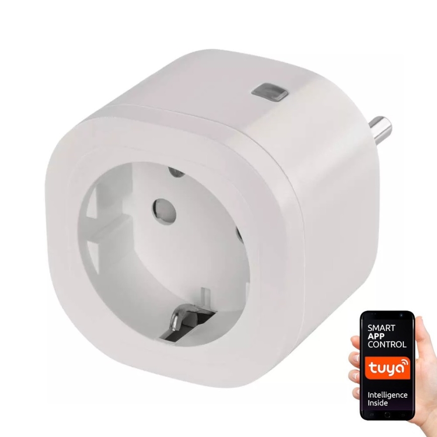 Prise connectée SCHUKO GoSmart 3680W/230V/16A Wi-Fi Tuya