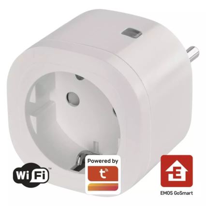 Prise connectée SCHUKO GoSmart 3680W/230V/16A Wi-Fi Tuya