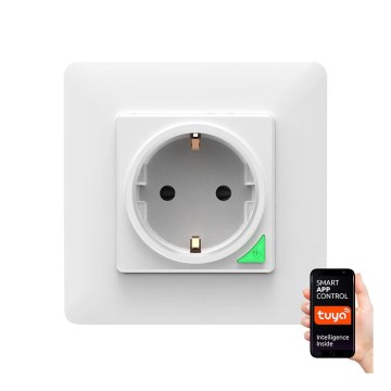 Prise connectée SMART 3680W/230V/16A Wi-Fi Tuya SCHUKO