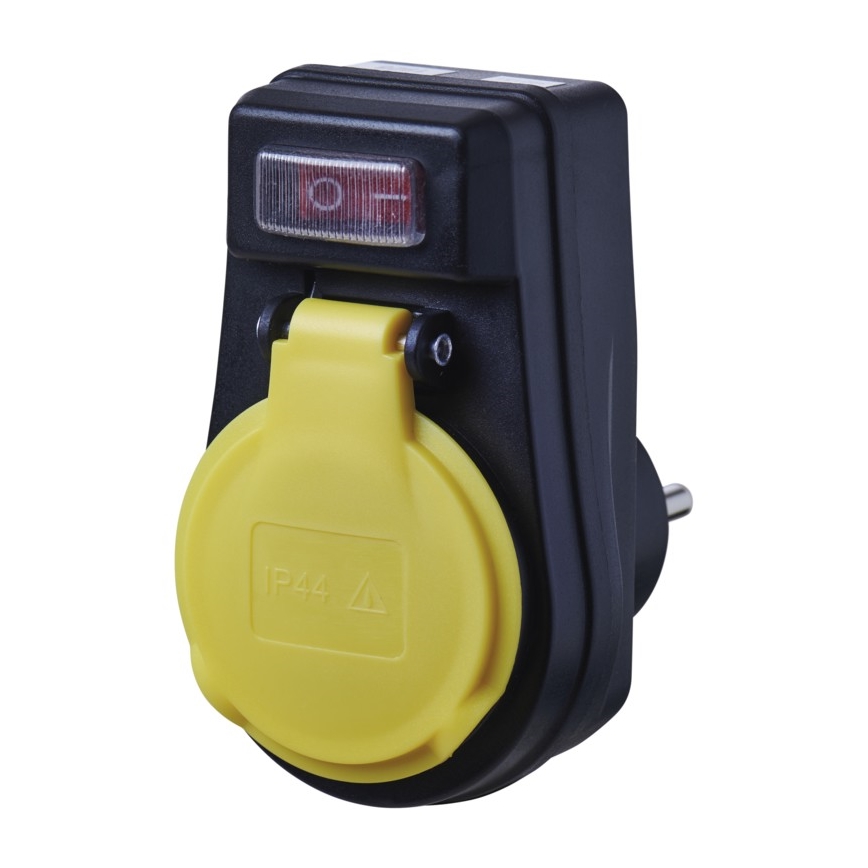 Prise d'extérieur avec interrupteur FRENCH 250V/16A IP44