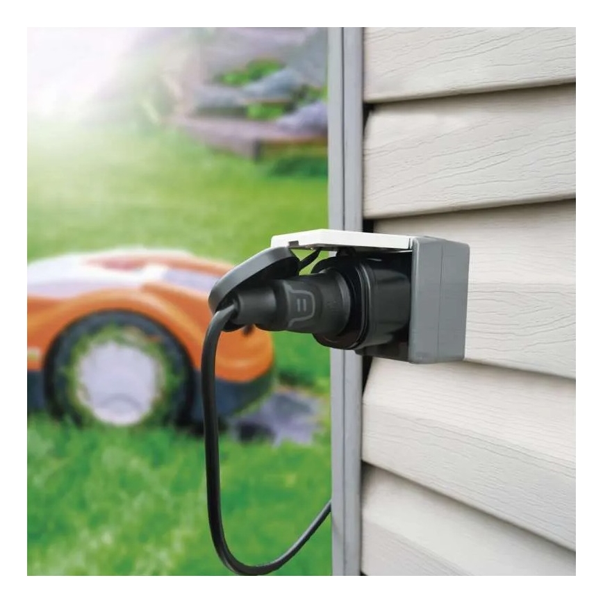 Prise extérieure connectée GoSmart 3680W/230V/16A Wi-Fi Tuya IP44