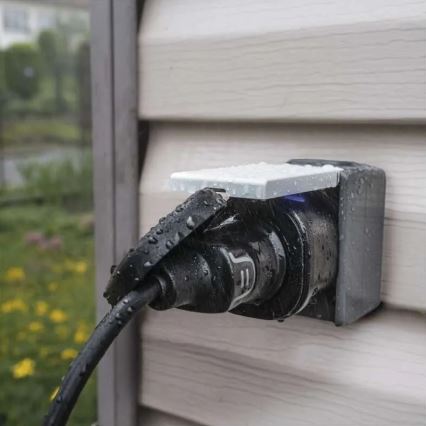 Prise extérieure intelligente GoSmart 3680W/230V/16A Wi-Fi Tuya IP44