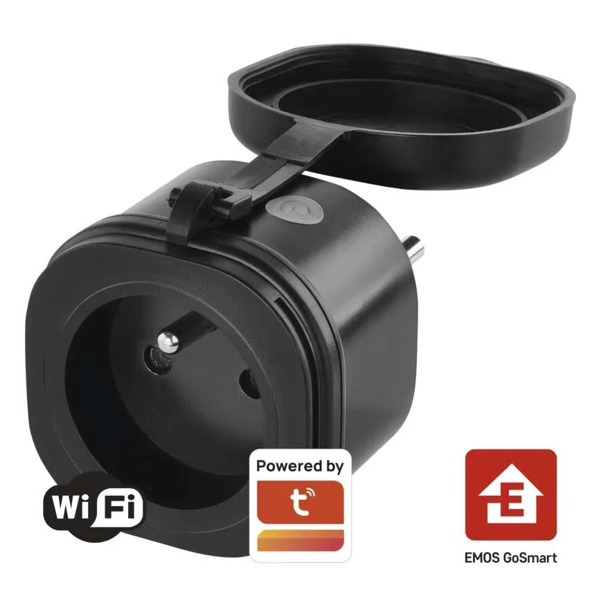 Prise extérieure intelligente GoSmart 3680W/230V/16A Wi-Fi Tuya IP44