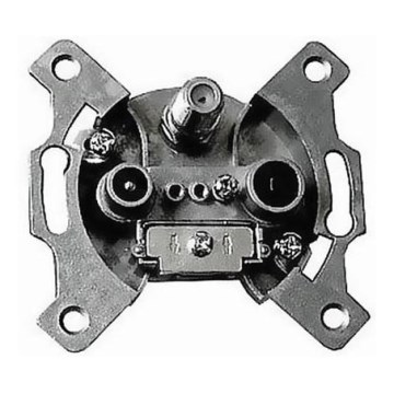 Prise murale terminale 3dB SAT/TV/RADIO