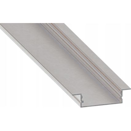 Profil à encastrer pour rubans LED 1 m, argenté/blanc