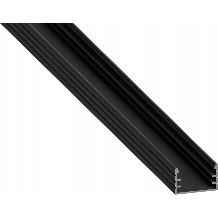 Profil encastrable pour rubans LED 1 m noir/blanc