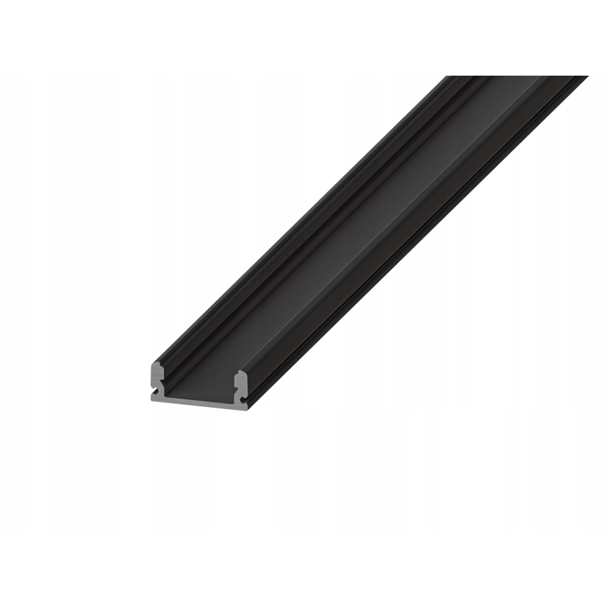 Profil encastrable pour rubans LED — 1 m, noir/blanc