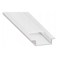 Profilé encastrable pour rubans LED 1 m blanc