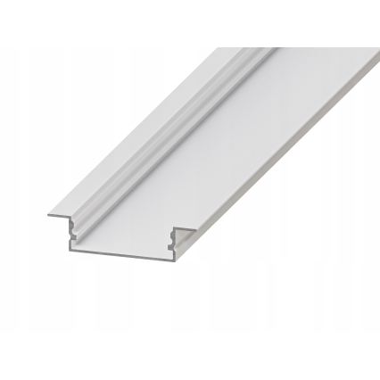 Profilé encastrable pour rubans LED 1 m blanc