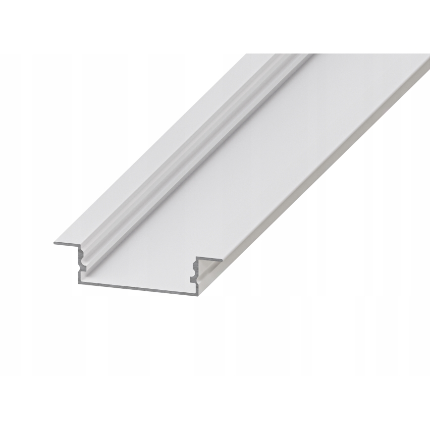 Profilé encastrable pour rubans LED 1 m blanc
