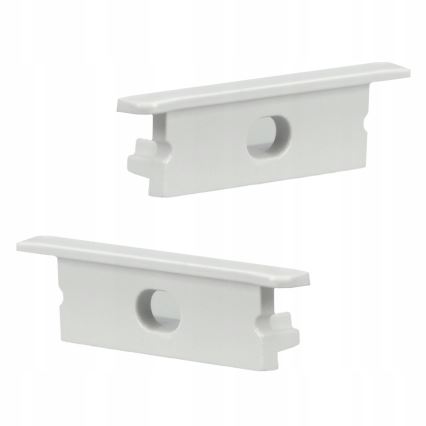 Profilé encastrable pour rubans LED 1 m blanc