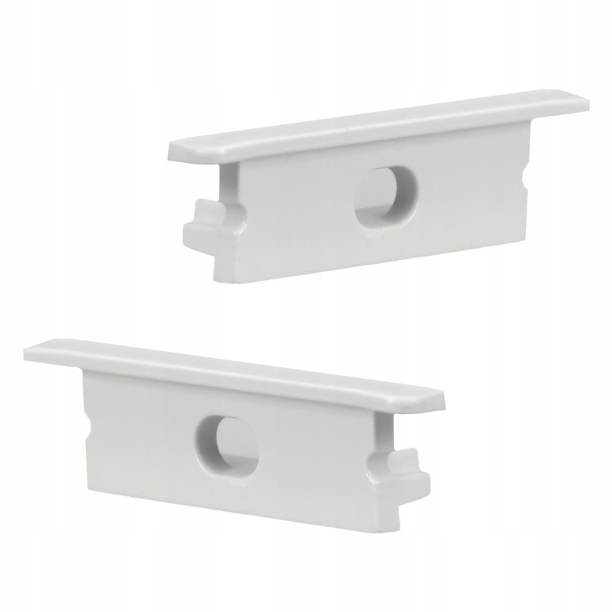 Profilé encastrable pour rubans LED 1 m blanc