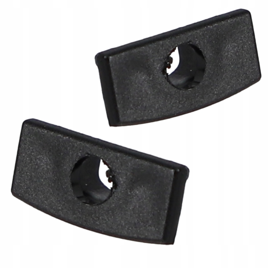 Profilé encastrable pour rubans LED, 1 m, noir/transparent