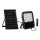 Projecteur à intensité variable avec panneau solaire et détecteur crépusculaire LED/15W/15000 mAh 3,2V IP65 + télécommande