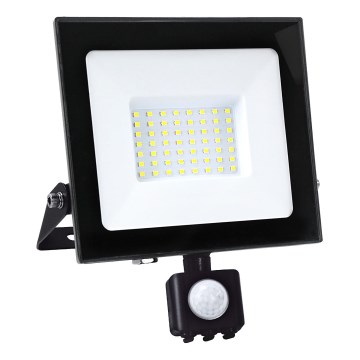 Projecteur avec détecteur LED/50W/230V 6500K IP44 noir