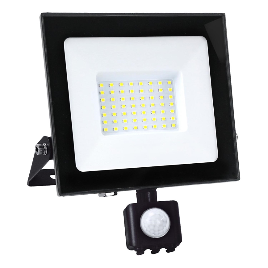 Projecteur avec détecteur LED/50W/230V 6500K IP44 noir