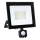 Projecteur avec détecteur LED/50W/230V 6500K IP44 noir