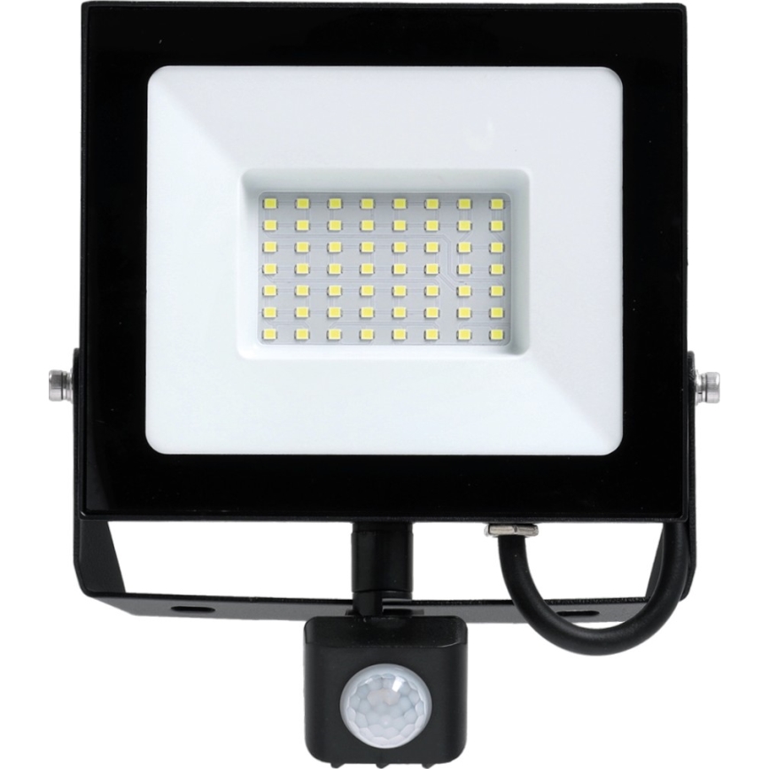 Projecteur avec détecteur LED/50W/230V 6500K IP44 noir