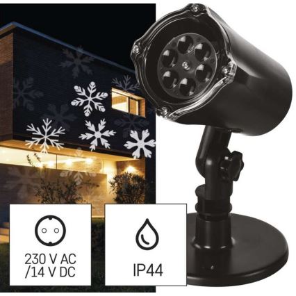 Projecteur de noël extérieur LED/3,6W/230V IP44 blanc froid