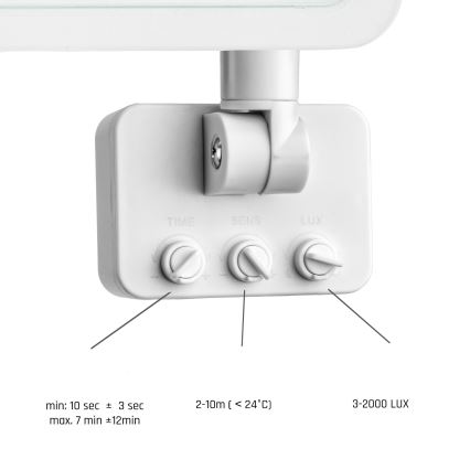 Projecteur d'extérieur avec détecteur NOCTIS LUX 2 LED/50W/230V 3000K IP44 blanc