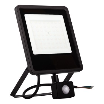 Projecteur extérieur avec détecteur LED/100W/230V 4000K IP65 noir