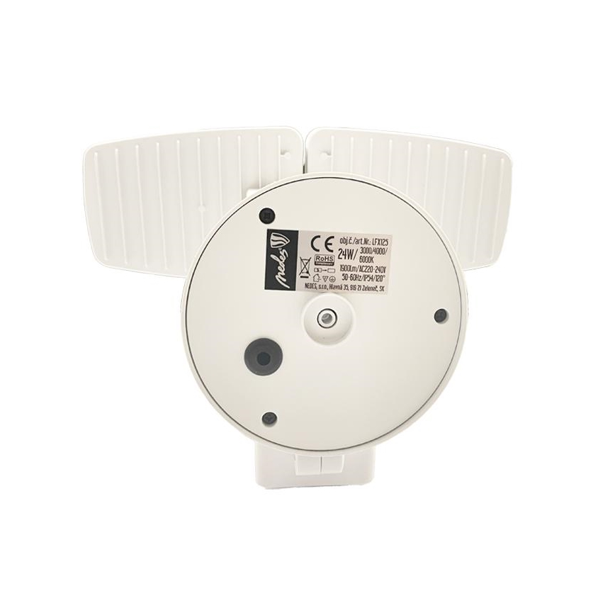 Projecteur extérieur avec détecteur LED/24W/230V 3000/4000/6000K IP54 blanc