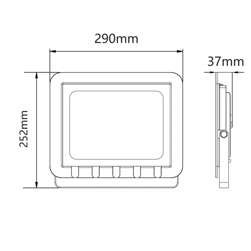 Projecteur extérieur LED/100W/230V 6500K IP65