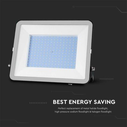 Projecteur extérieur SAMSUNG CHIP LED/200W/230V 6500K IP65 noir