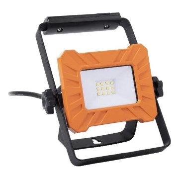 Projecteur LED/10W/230V 6500K IP65 orange/noir