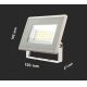Projecteur LED/20W/230V 3000K IP65 blanc