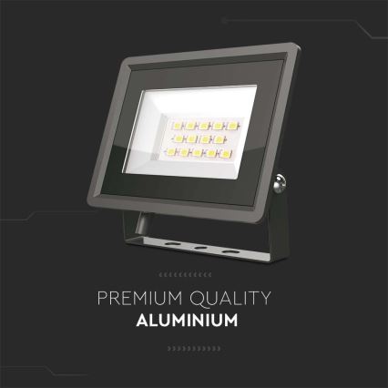 Projecteur LED/20W/230V 6500K IP65 noir