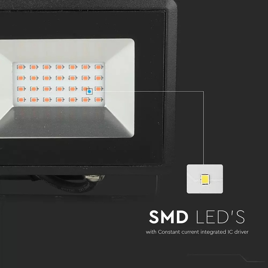 Projecteur LED/20W/230V IP65 lumière rose