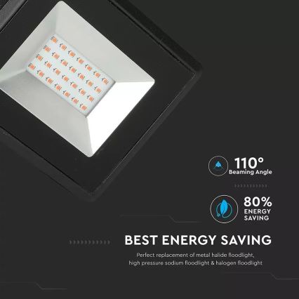 Projecteur LED/20W/230V IP65 lumière rose