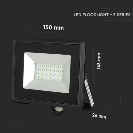 Projecteur LED/20W/230V IP65 lumière verte