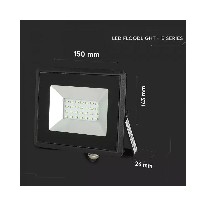 Projecteur LED/20W/230V IP65 lumière verte