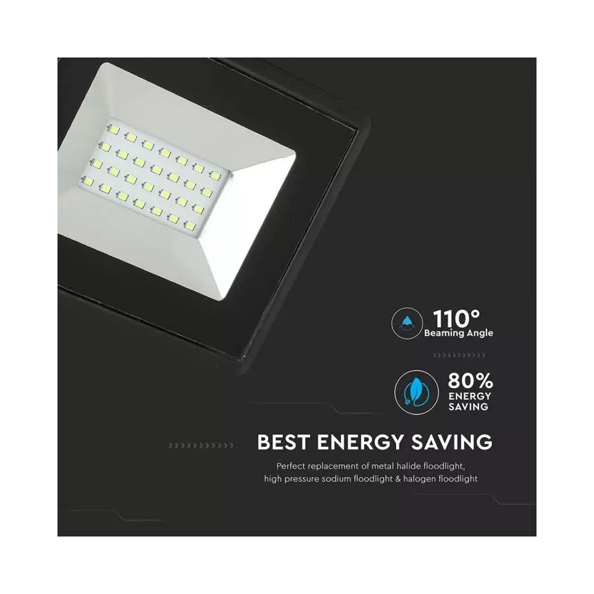 Projecteur LED/20W/230V IP65 lumière verte