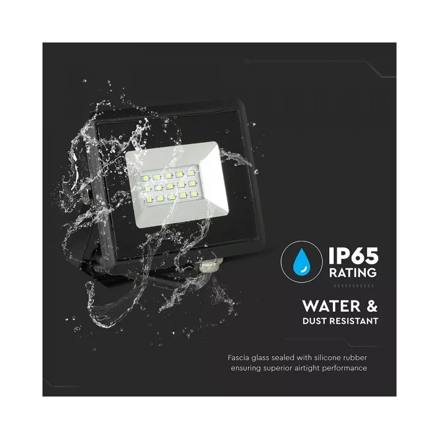 Projecteur LED/20W/230V IP65 lumière verte