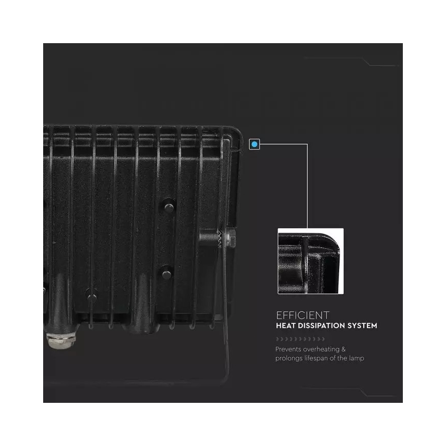 Projecteur LED/20W/230V IP65 lumière verte