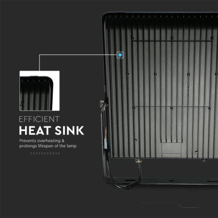 Projecteur LED/30W/230V 6400K IP65 noir